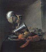 Jan Davidsz. de Heem Style life with Nautiluspokal and lobster china oil painting reproduction